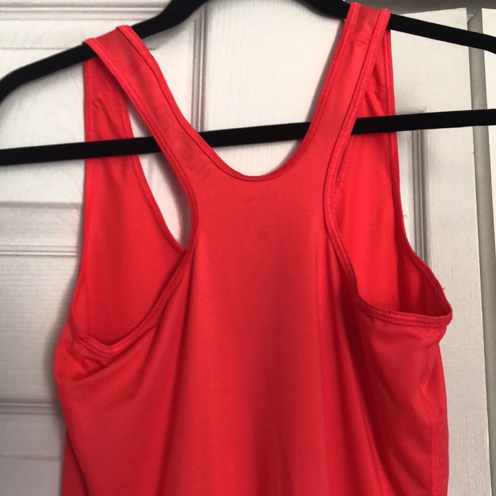 Nike Women's  pink tone Tank Top with Blue Logo - Picture 5 of 5